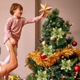 thumbnail image 4 of 10 Uds flores artificiales de Navidad colgantes de plástico DIY para suministros de fiestas y vacaciones Ndcxsfigh libre de BPA, 4 of 7