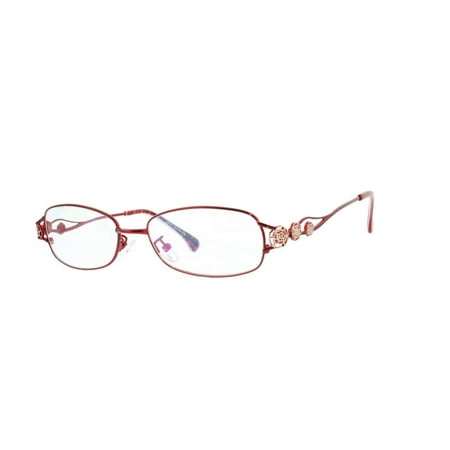 Ebe Prescription Glasses Mens Womens Burgundy Full Frame Elegant Classy Anti Glare grade j8018