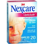 Nexcare Opticlude Orthoptic Eye Patches Regular 20 Each (Pack of 2)