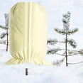 thumbnail image 3 of Plant Cover Protection, Frost Cloth Blankets, Thicken Insulation, Drawstring Bag, Reusable Zipper, For Trees Potted, Winter Cold Weather, Garden Outdoor, Durable Fabric, Weatherproof Shield,, 3 of 6