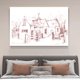 thumbnail image 4 of Póster de lienzo con diseño de cabaña de campo, decoración para dormitorio, paisaje deportivo, decoración para oficina, regalo, estilo marco, 16 x 24 pulgadas (40 x 60 cm), 4 of 8