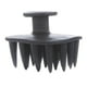 thumbnail image 2 of Masajeador del cuero cabelludo, cepillo para el cuidado del cuero cabelludo, cepillo para champú, cabezal de mano para cabello húmedo y seco, depurado Negro, 2 of 10