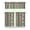 White-515, variant on Boho Kitchen Curtains for Windows – Rustic Tribal Floral Print Cafe Curtains, Vintage Bohemian Geometric Panels for Home Décor