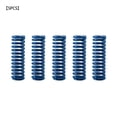thumbnail image 3 of Injueey Resortes extrusores de cama plana calentados, piezas mejoradas de impresora 3D para Ender 3 Pro CR X CR 10 S, 5 uds. Kits de mantenimiento de impresoras azul 8x25mm, 3 of 6