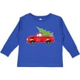thumbnail image 3 of Inktastic Christmas Vintage Truck with Christmas Tree Boys or Girls Long Sleeve Toddler T-Shirt, 3 of 5