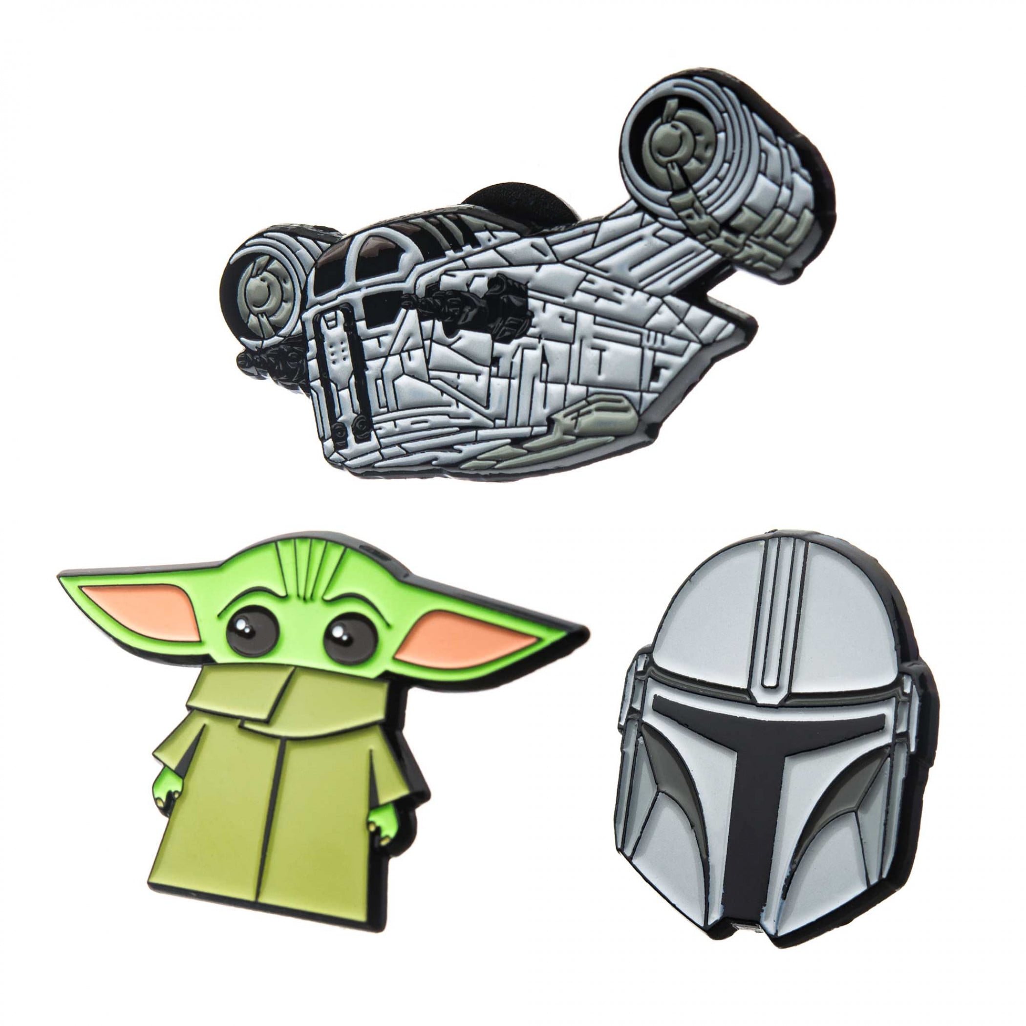 Mandalorian \u0026 The Child Enamel Pin Set 