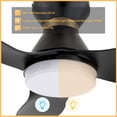 thumbnail image 3 of Smaair 45" Smart Ceiling Fan with Remote and Dim Light for Indoor and Outdoor, 3 of 9