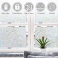 thumbnail image 2 of Window Privacy Film, Frosted Removable Glass Covering for Bathroom, Opaque Static Cling Heat Control Door Sticker for Home Office Living Room, Non-Adhesive Matte, 2 of 8