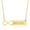 Gold, variant on Personalized Infinity Necklace Name Plate Bar Necklace for Women