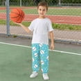 thumbnail image 5 of joogoo Baseball Polka Dots Boys' Sweatpants Jogger Pants 5-6Y, 5 of 8