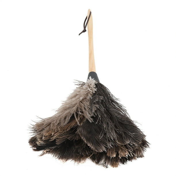 Washable Handmade Wooden Handle Duster Ostrich Feather Duster, Wooden