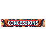 LUUFILx Sports Theme Concessions Banner Baseball Party Supplies Popcorn Decor Background Event Photography Props Backdrop Theatre Decorations