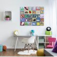 thumbnail image 2 of Stupell Industries Various Animal Alphabet Learning Graphic Art Gallery Wrapped Canvas Print Wall Art, Design by Carla Daly, 2 of 7