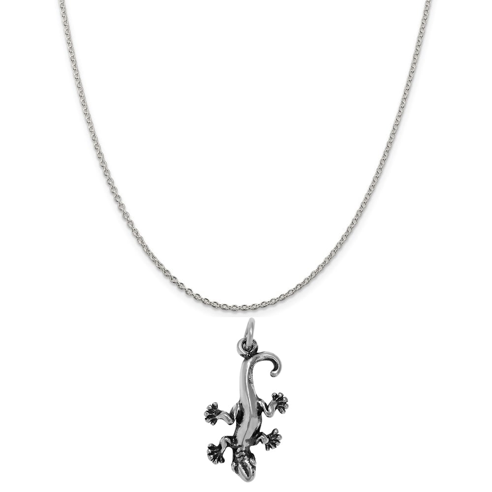16, 18 or 20 Chain Raposa Elegance Sterling Silver Elephant Charm Necklace