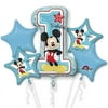 Mickey 1st Birthday Bouquet of Balloons