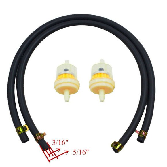 Fuel Line Hose 1/4In Line Fuel Filter Replacement Kit For Kohler 691035,395051R