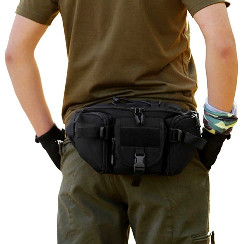 Men Waist Bag Tactical Nylon Fanny Pack Military Molle Travel Hip Belt Bum Pouch Walmart
