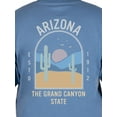 thumbnail image 3 of Unisex Arizona State Graphic Tee, Triblend T-Shirt from Home Free, Sizes S-2XL, 3 of 5