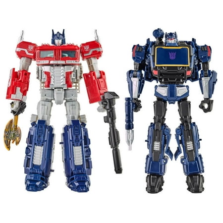 Hasbro F0384 6.5 inch Transformers Reactivate Optimus Prime and Soundwave Action Figures