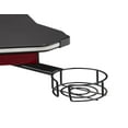 thumbnail image 2 of Table de jeu Etro, Noir/Rouge, 2 of 8