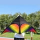 thumbnail image 1 of Cometa Delta Rainbow con cuerda y Cola Cola Triangulo Grande, 1 of 7
