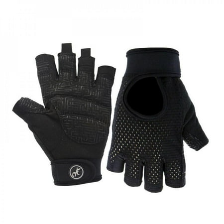 Leonard Fitness Yoga Gloves Non-Slip Silicone Gel Half Finger Pilates Gloves Breathable Fingerless Gym Training Bicycle Gloves