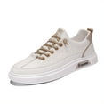 thumbnail image 7 of New Men'S Breathable White Sneakers , Suitable for Sports And Casual Wear, Trendy And Versatile with Thick Soles, 7 of 7