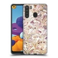thumbnail image 1 of Head Case Designs Officially Licensed Micklyn Le Feuvre Marble Patterns Dusty Rose And Coral Art Deco Marbling Pattern Gel Case Compatible with Samsung Galaxy A21 (2020), 1 of 7