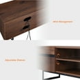 thumbnail image 4 of WAMPAT TV Stand for Up to 55 Inch TV Modern Entertainment Center with Storage Cabinets Media Console for Living Room, 4 of 8