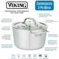 thumbnail image 5 of Viking Culinary Contemporary 3-Ply Stainless Steel Dutch Oven with Lid, 5.2 Quart, 5 of 8