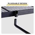 thumbnail image 3 of Swivel Campfire Grill Skillet Combo, Portable Heavy Duty Camping Grill Grate with Height Adjustable Grill Grate and Grill Pan and Carry Bag, Black, 3 of 12