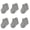 Gray, variant on Usaibhir 6 Pack Non Slip Kids Toddler Baby Socks with Grips 0-7 Years Boys Girls Cotton Ankle Socks Multi Colors