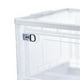 thumbnail image 4 of Caja de almacenamiento de plástico, caja de almacenamiento con puertas laterales, caja con ruedas, contenedor para dormitorio, materiales ecológicos, 4 of 5