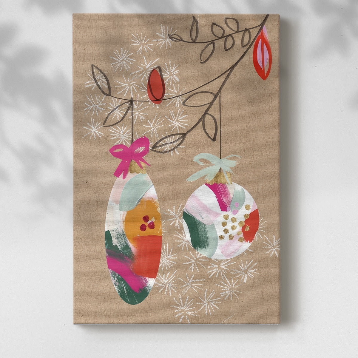 Crafty Christmas Collection B- Gallery Wrapped Canvas