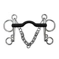 thumbnail image 3 of QccHieUs Horse Bit Harness Stainless Steel Mouth for Performance Training Equipment Horse, 3 of 4