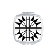 thumbnail image 1 of Ancient Egypt Pharaoh Pattern Mirror Portable Compact Pocket Makeup Double Sided Glass, 1 of 3