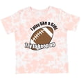 thumbnail image 3 of Inktastic Football Like a Girl Girls Toddler T-Shirt, 3 of 5
