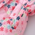 thumbnail image 6 of Mikilon Jackets for Girls Size 8-14 Years Floral Print Jacket Plus Velvet and Thicken Warm Windproof Coat Winter Thermal Hooded Outwear Jackets, 6 of 8