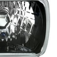 thumbnail image 7 of Spec-D Tuning 7X6 Black Clear Square Headlights H4 H6054 Conversion Kit Head Light Assembly Left + Right Pair, 7 of 7