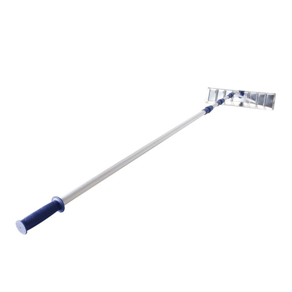 Snow Joe Telescoping Snow Shovel Roof Rake, 21-Foot Extension, Aluminum