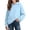 Blue, variant on TQWQT Girls Hoodie Sweatshirt Long Sleeve Pullover Tops Casual Solid Color Hooded Jacket Outerwear Kids Fashion Clothing Fall Winter Spring Oversized Loose Fit Teen Girls Clothes Wine 3-4 Years