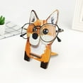 thumbnail image 3 of Keimprove Fox Eyeglass Holder - Creative Animal Shape Wooden Eyeglass Stand Fox Glasses Frame Glasses Display Stand Spectacle Holder Stand for Home Office Desk Decor Accessories, 3 of 7