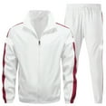 thumbnail image 4 of purcolt Men's Casual Active Tracksuits Full Zip Sports Jogging Suits Sets Athletic Running 2 Piece Sweatsuits with Zip Pockets, 4 of 5