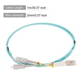 thumbnail image 2 of Uxcell 1 Meter 3.2Ft Fiber Patch Cable Multimode LC-SC OM3 LSZH Fiber Optic Jumper Green For Network Transceiver 1Pcs, 2 of 6