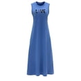 thumbnail image 2 of Vestido de verano para mujer, vestido de playa elegante de primavera, vestido jersey para mujer para el trabajo , L L, 2 of 7