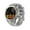Silver, variant on Bluetooth call smartwatch, Android and iPhone, IP68 deep waterproof, 1.43-inch large screen.