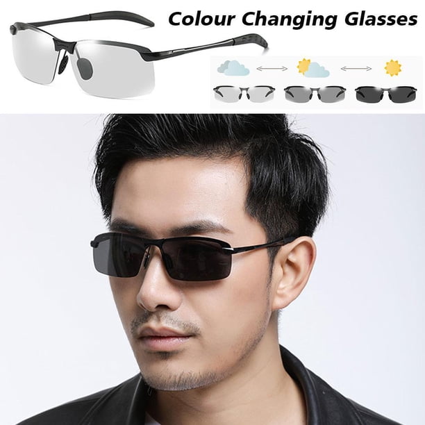 Lunettes de cyclisme photochromiques : lunettes de sportives polarisées pour homme Uv400 | Sécurité transparente Lunettes de avec verres adaptatifs | Idéal pour la course, la pêche, le Lunettes de cyclisme photochromiques : lunettes de sportives polarisées pour homme Uv400 | Sécurité transparente Lunettes de avec verres adaptatifs | Idéal pour la course, la pêche, le