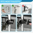 thumbnail image 4 of Faucet Sponge Holder, Kitchen Sink Caddy Organizer, Space Aluminum Sink Rack for Round Faucets, 4 of 7