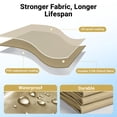 thumbnail image 6 of CHITOOMA 10 x 10ft Pop up Canopy Tent, Instant Outdoor Shelter Easy Portable Straight Leg Canopy Tent, Khaki, 6 of 12