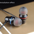 thumbnail image 2 of Funda para auriculares con forma de bala, funda de silicona para auriculares internos, funda para tapones, accesorios para orejeras de dos tonos, tapones de silicona para los oídos, 2 of 5